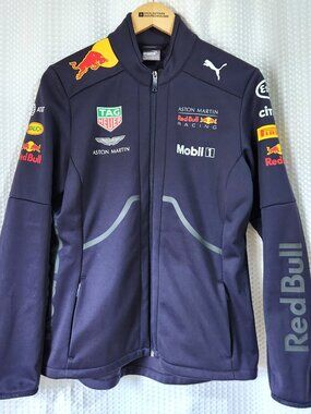 LIKE NEW Women's Red Bull Racing F1 Softshell Jacket Puma Aston Martin Size L